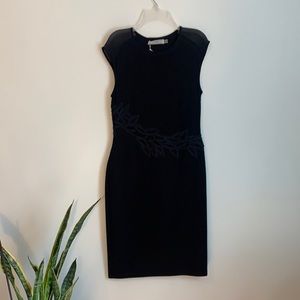 NWT Black Floral Lace Cocktail Dress